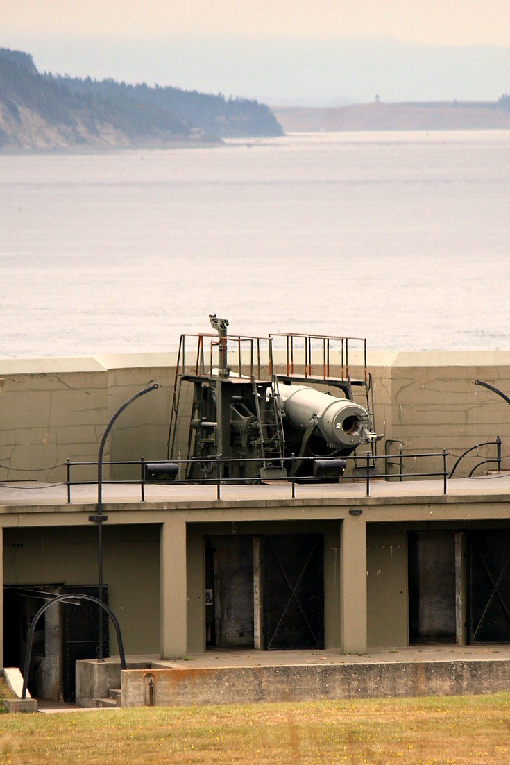 Fort Casey Bunker With Cannon 