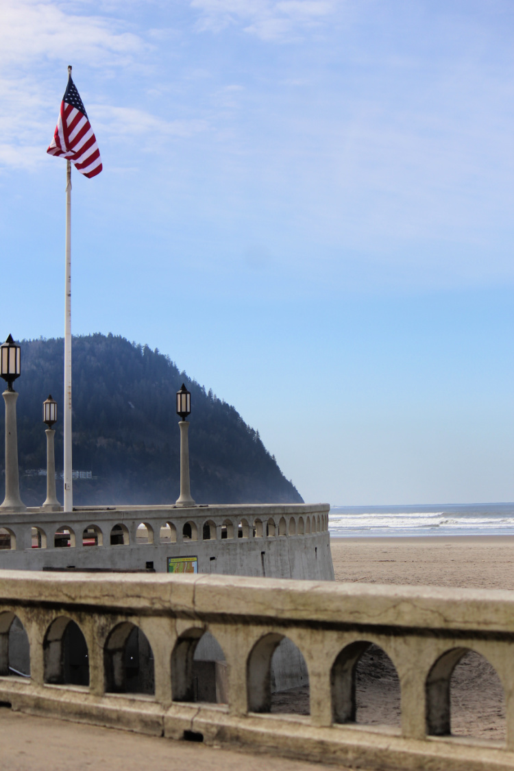 Turn Around At Seaside Oregon 