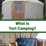 Yurt And Inside Of A Yurt