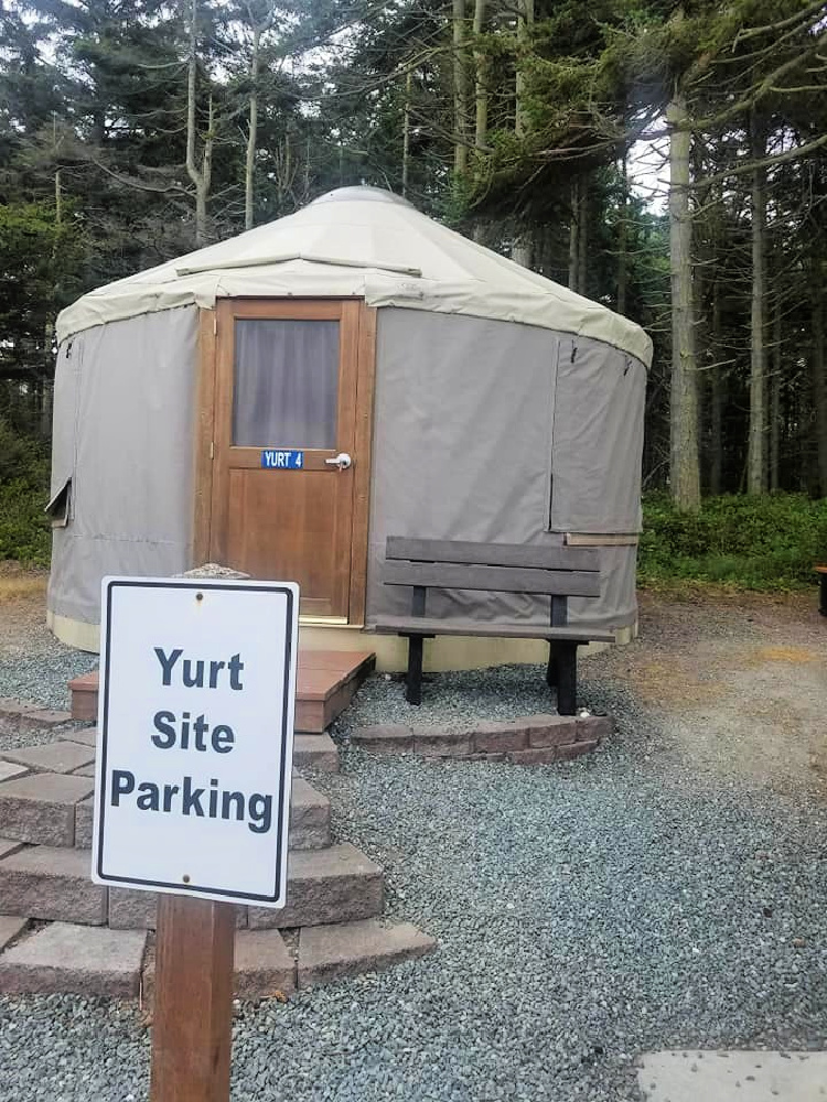 Yurt camping outlet