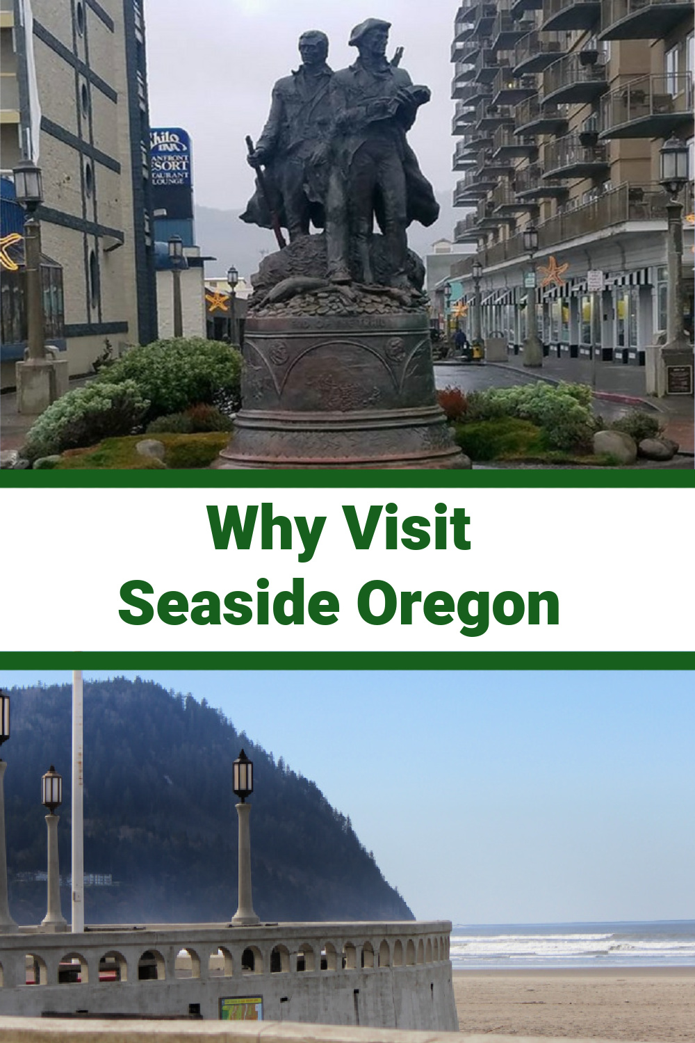 The Turn Around At Seaside Oregon And Coastline 