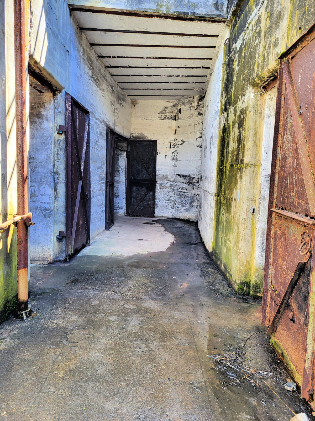 Inside Bunker At Fort Flagler 